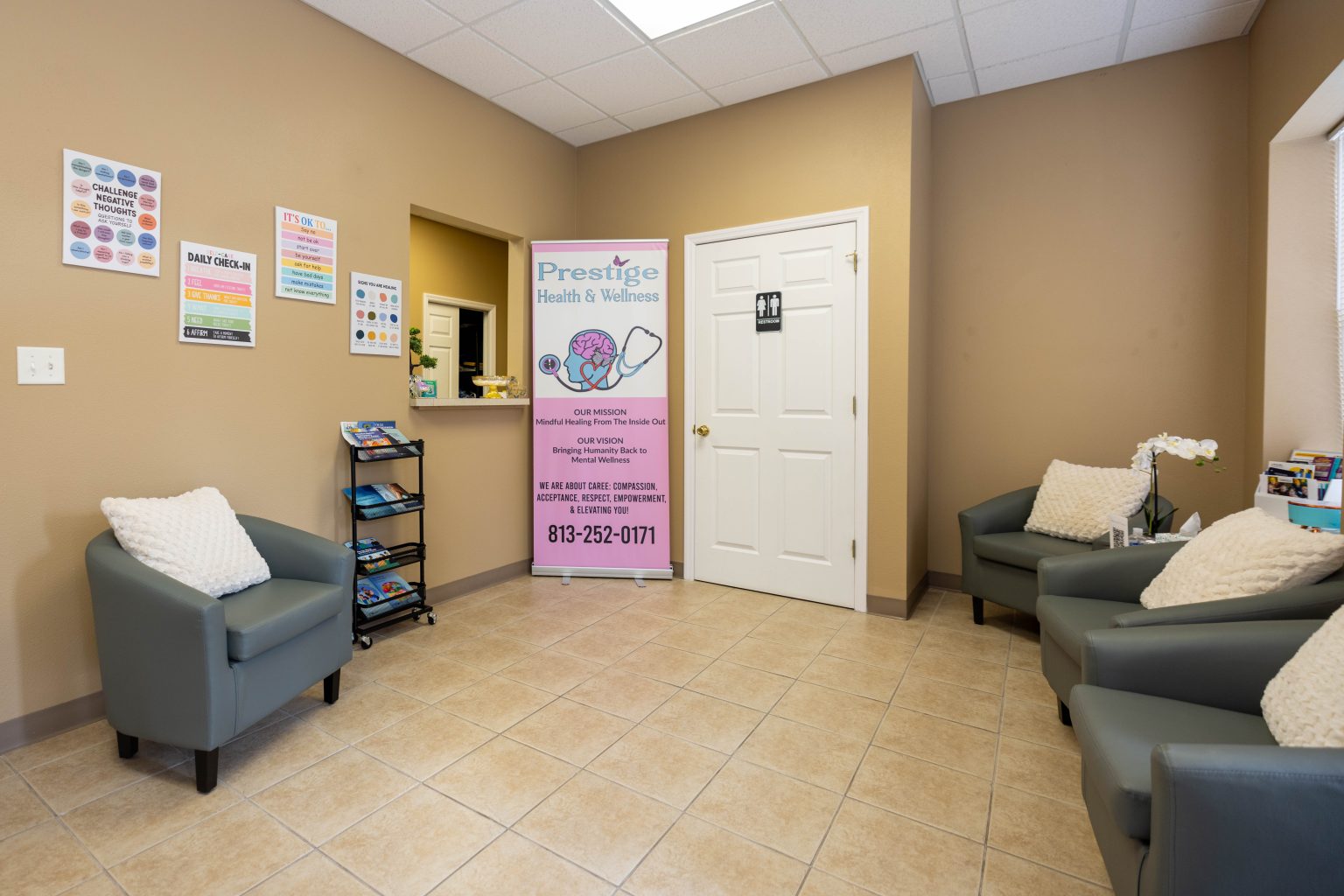 Prestige Health & Wellness clinical team in their Tampa Bay office